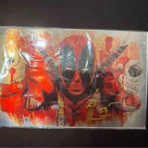 Deadpool Vibrant Comic Art Print on metal NEW GIFT